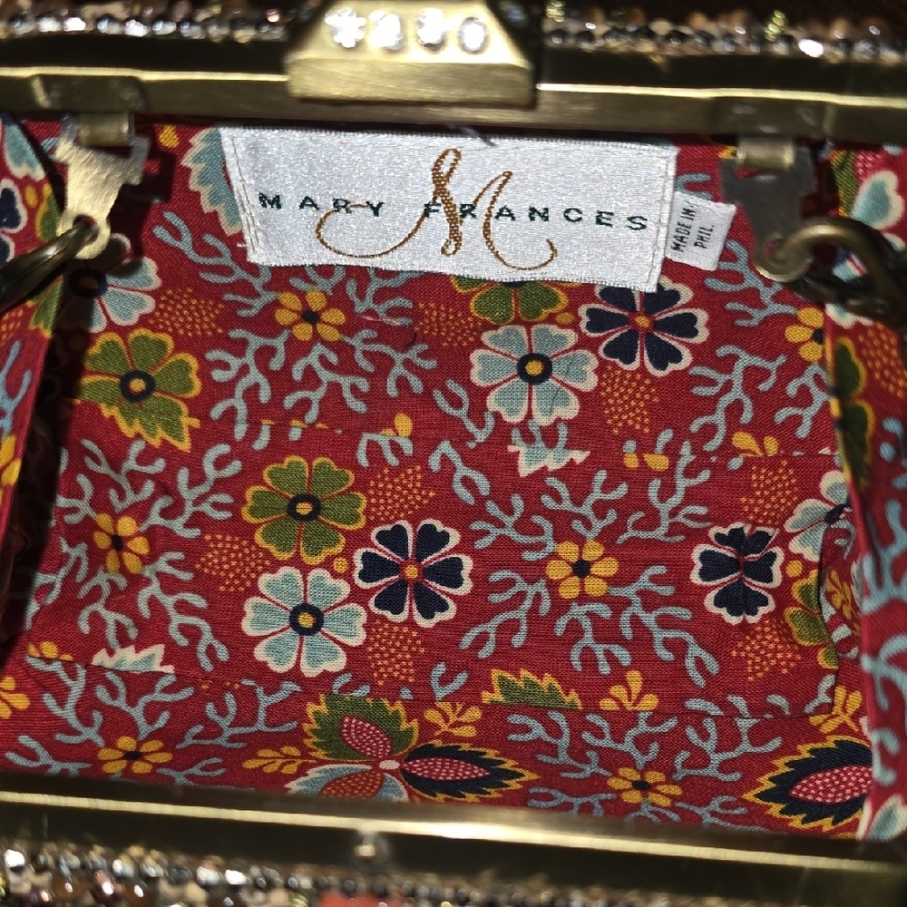 Mary Frances Multicolor Beaded Clutch - Picture 3 of 16